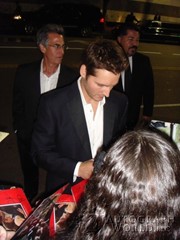 signing photo