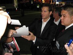 signing photo