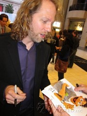 signing photo