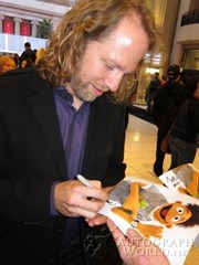 signing photo