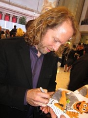 signing photo