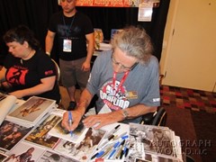 signing photo