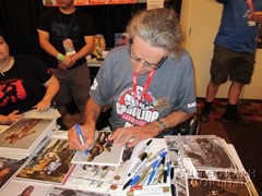 signing photo
