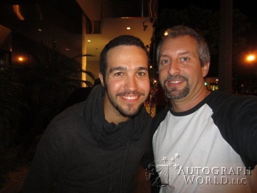 Pete Wentz autograph