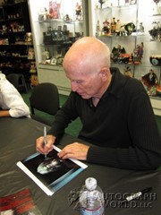 signing photo