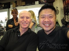signing photo