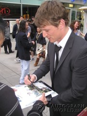 signing photo