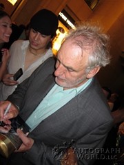 signing photo