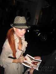 signing photo