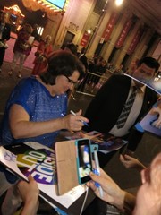 signing photo