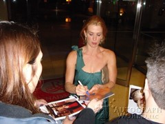 signing photo