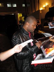 signing photo