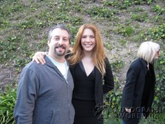 signing photo