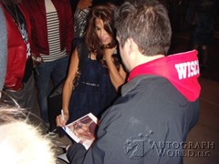 signing photo