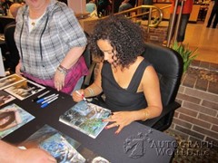 signing photo