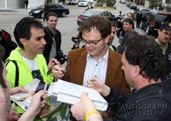 signing photo