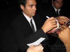 signing photo