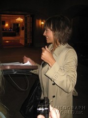 signing photo