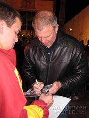 signing photo