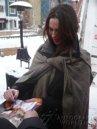 Rebecca Hall autograph