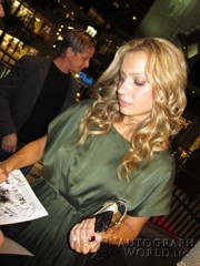 signing photo