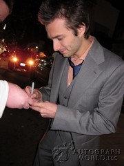 signing photo