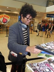 signing photo