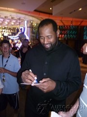 signing photo