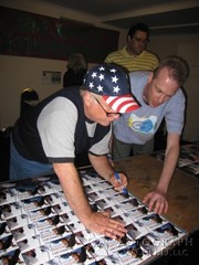 signing photo