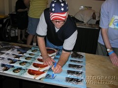 signing photo