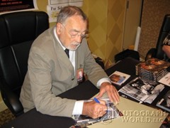 signing photo