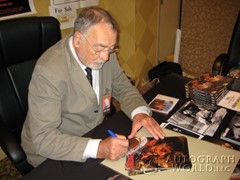 signing photo