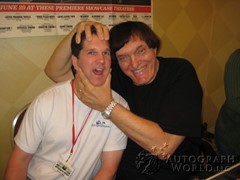 signing photo