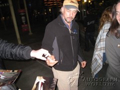 signing photo