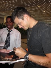 signing photo