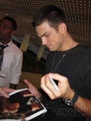 signing photo