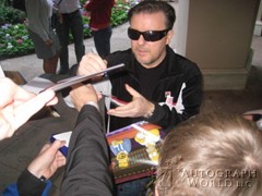 signing photo