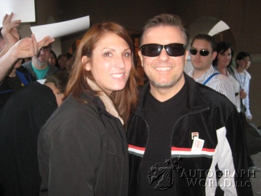 Ricky Gervais autograph