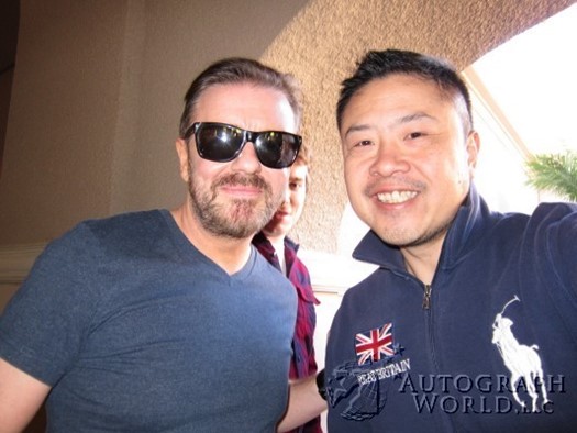 Ricky Gervais autograph