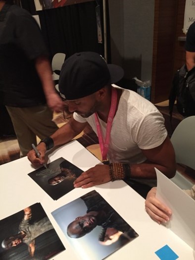 Ricky Whittle autograph