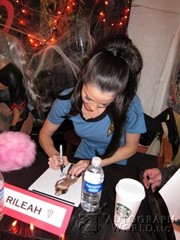 signing photo