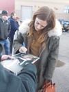 Riley Keough signing proof