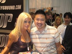 signing photo