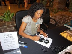 signing photo