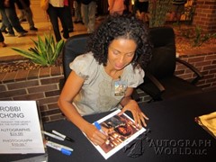 signing photo