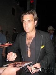 signing photo