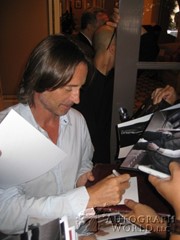 signing photo