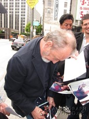 signing photo