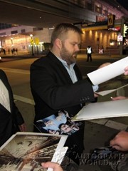 signing photo