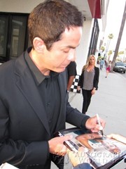 signing photo